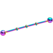 将图片加载到图库查看器,Ball Rainbow Anodized Titanium Industrial Project Bar 40mm