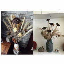 Load image into Gallery viewer, 30/50pcs Bulrush Natural Dried Small Pampas Grass Artificial Decor Wedding Flower Bunch Home Office Floor Vase Filler for Living Room Kitchen And Event Decoration