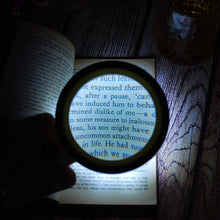 Load image into Gallery viewer, 30X Handheld Large Magnifying Glass 12 LED Illuminated Lighted Magnifier