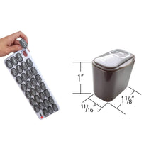 将图片加载到图库查看器,31 Day Monthly Pill And Vitamin Organizer With Large Removable Pods