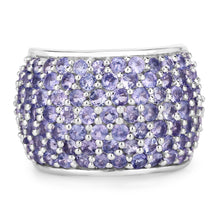 Load image into Gallery viewer, 4.22 Carat Genuine Tanzanite .925 Sterling Silver Ring