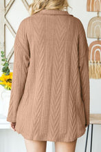 Load image into Gallery viewer, Retro Camel Full Size Drop Shoulder Jacket With Button-Up Design Women Jacket