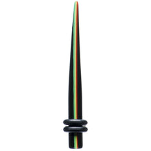 将图片加载到图库查看器,6G Acrylic Rasta Stripe Taper