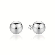 Load image into Gallery viewer, Stainless Steel Hypoallergenic Ball Shaped Stud Earrings