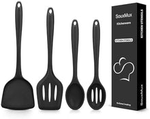 Load image into Gallery viewer, 4 Pcs Silicone Kitchen Utensils Set BPA Free