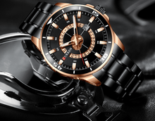 将图片加载到图库查看器,Men's Modern Sports Waterproof Watch Luxury Unique Design Fluorescent Hands Perfect Gift