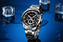 Load image into Gallery viewer, Men's Sports Waterproof Stainless Steel Watch With Chronometers And Special Date Display Unique Design Perfect Gift