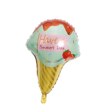 Load image into Gallery viewer, Big Popular Decorations Ballons in Donuts Lip Stick Ice Cream and Rainbow Style Balloons For Kids Baby and Birthday Decorations Inflatable Helium
