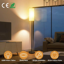 Load image into Gallery viewer, 3200K Warm Yellow Light Modern Standing Lamp with Foot Switch 6W Bulb