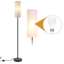 Load image into Gallery viewer, 3200K Warm Yellow Light Modern Standing Lamp with Foot Switch 6W Bulb