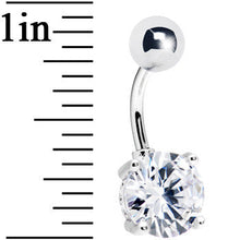 将图片加载到图库查看器,Clear Exquisite Cubic Zirconia Belly Ring