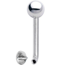 Load image into Gallery viewer, 14G 5mm Steel Ball Vertical Hood Piercing - 3/8 2.5mm Rise