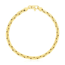 将图片加载到图库查看器,14k Yellow Gold High Polish Compressed Cable Link Bracelet
