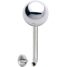 Load image into Gallery viewer, 14G 8mm Steel Ball Vertical Hood Piercing -7/16 2.5mm Rise