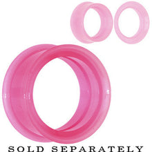 Load image into Gallery viewer, 20mm Pink 2-in1 Acrylic Screw Fit Interchangeable Plug Tunnel