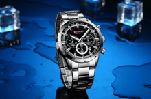 Load image into Gallery viewer, Men's Sports Waterproof Stainless Steel Watch With Chronometers And Special Date Display Unique Design Perfect Gift