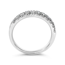 Load image into Gallery viewer, 14K White Gold 1/2 Cttw Round Diamond 11 Stone Classic Band
