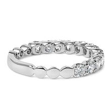 Load image into Gallery viewer, 14K White Gold 1.00 Cttw Round Diamond Prong Set Wedding Band