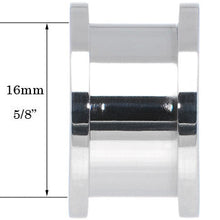 Load image into Gallery viewer, 5/8 Stainless Steel Herb Stash and Grinder Plug Set