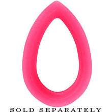 将图片加载到图库查看器,18mm Pink Teardrop Silicone Flexible Tunnel