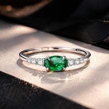 Load image into Gallery viewer, 925 Sterling Silver & Platinum Plated 0.1cm CZ Ring for Women - Size 6.0