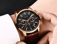 Load image into Gallery viewer, Men's Waterproof Watch With Chronometers Day View Sport Analog Watches Excellent Look Perfect Gift For Him