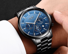 Load image into Gallery viewer, Men's Waterproof Watch With Chronometers And Date Display Unique Design Perfect Gift
