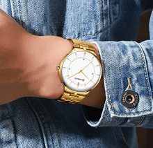 Load image into Gallery viewer, Men's Waterproof Watch With Shining Bracelet In Five Modern Designs Perfect Gift For Your Loved One