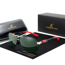 Load image into Gallery viewer, Men 100% Polarized Aluminum Alloy Frame Sunglasses In Elegant Retro Classic Men's Driving Pilot Style