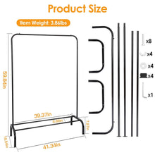 Load image into Gallery viewer, 33Lbs Loading Garment Racks Freestanding with Bottom Shelf