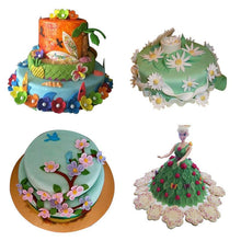Load image into Gallery viewer, 33pcs Fondant Cutter Cake Tools Cookie Mold Biscuit Mould Craft 3D Bakeware Sets New Baking Mold Pastry Fondant Cake Decorating Sugarcraft Cookie Cutter Tools Mold Durable Cake Mould For Cookies