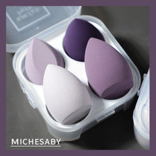 Load image into Gallery viewer, 3/4 Piece Set Of Makeup Sponge Healthy Latex Soft Sponge Wet And Dry Set Beauty Makeup Tool Colorful Makeup Sponges Set For Womens