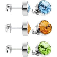 将图片加载到图库查看器,5mm Stainless Steel Round Stud Earring