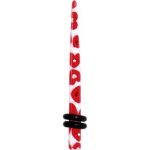 将图片加载到图库查看器,8G Lovely Red Heart Acrylic Ear Taper