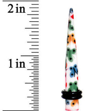 Load image into Gallery viewer, 2G Multi Color Butterfly Acrylic Ear Taper
