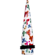 Load image into Gallery viewer, 9/16 Multi Color Butterfly Acrylic Ear Taper
