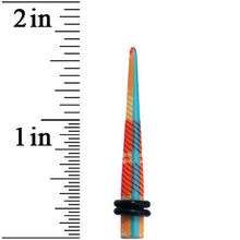 将图片加载到图库查看器,4G Acrylic Plaid Taper Ear Plug