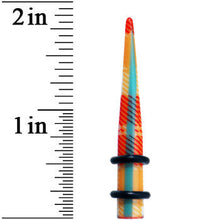 Load image into Gallery viewer, 2G Acrylic Plaid Taper Ear Plug