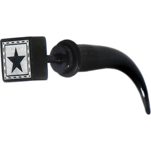 将图片加载到图库查看器,2G Black Star Fake Taper Ear Plug
