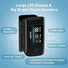 Load image into Gallery viewer, Oximeter Heart Rate Monitor & Hypertension Detector
