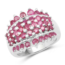 Load image into Gallery viewer, 2.70 Carat Genuine Ruby .925 Sterling Silver Ring