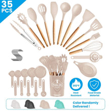 将图片加载到图库查看器,35-Pieces: Kitchen Cooking Utensils Set