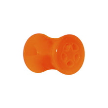 Load image into Gallery viewer, Acrylic Neon Orange Star Tunnel Plug 2G to 20mm