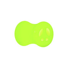Load image into Gallery viewer, Acrylic Neon Green Peace Sign Tunnel Plug 2G to 20mm