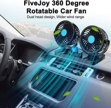 Load image into Gallery viewer, 360 Degree Rotatable Car Fan