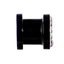 Load image into Gallery viewer, 0G Pink Crystal Ferido Yin Yang Acrylic Screw Fit Tunnel