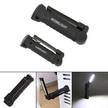 Load image into Gallery viewer, 360° Rotation Inspection Lamp LED + COB Flexible Cordless Rechargeable Work Light