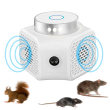 Load image into Gallery viewer, 360° Ultrasonic Rodent Chaser Electronic Plug-in Mouse Control