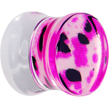 将图片加载到图库查看器,1/2 Pink Leopard Acrylic Saddle Plug