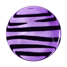 将图片加载到图库查看器,1/2 Violet Zebra Acrylic Saddle Plug
